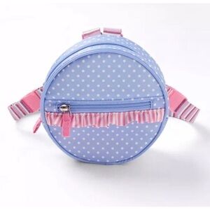 Matilda Jane Girls Round Backpack Crossbody Purse 3-way Ruffled Bag New!